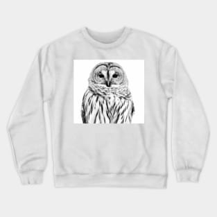 Barred Owl Crewneck Sweatshirt